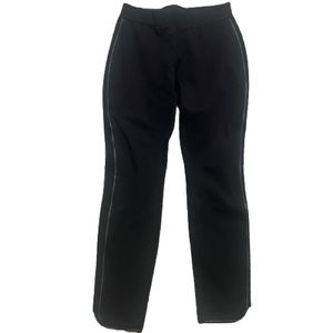 Nic+Zoe Faux Leather Detail Ponte Pants